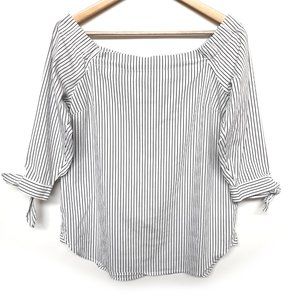 ARTISAN NY Off Shoulder Striped Top